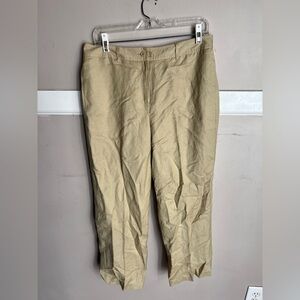 Larry Levine Women's Tan Chinos